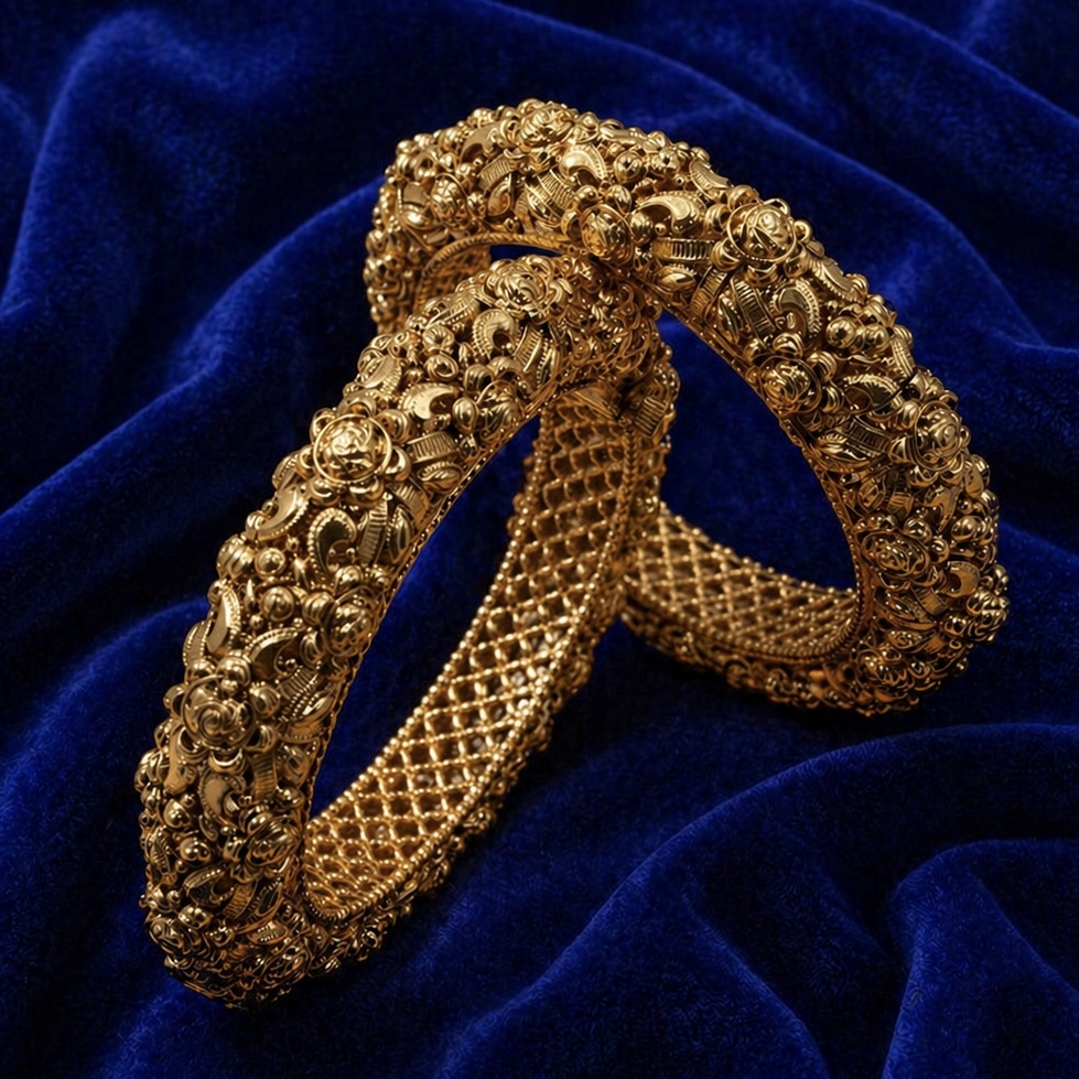 22k Gold Ladies Bangles