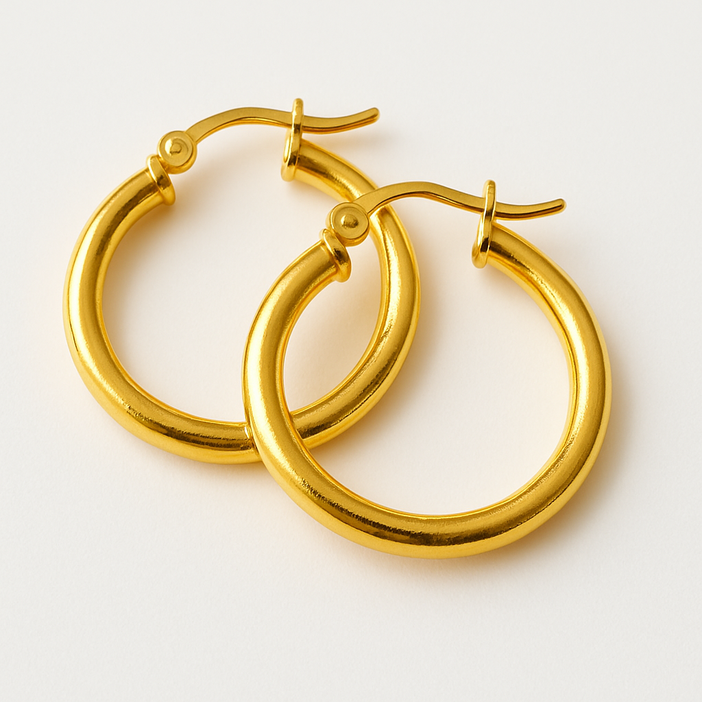 GOLD HOOPS 22CARAT
