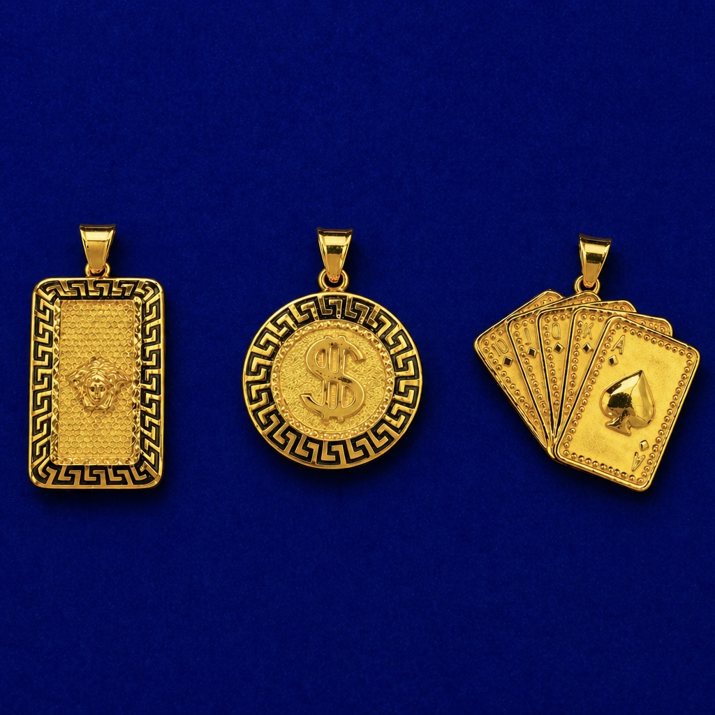 22K GOLD MEN PENDANTS