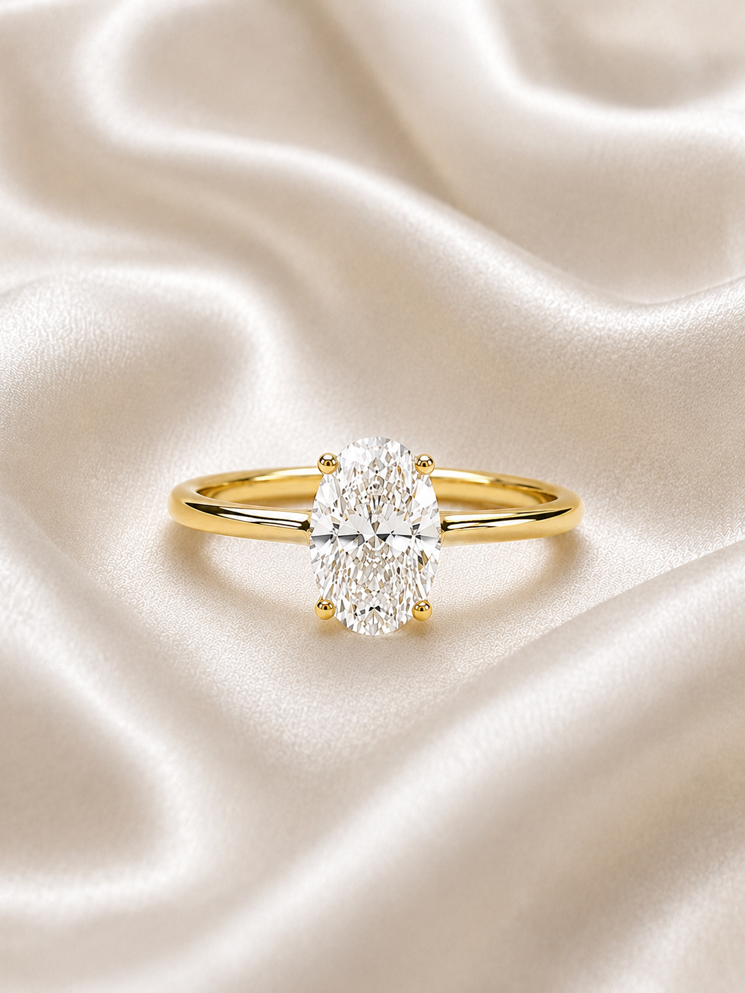 Oval Diamond Ring