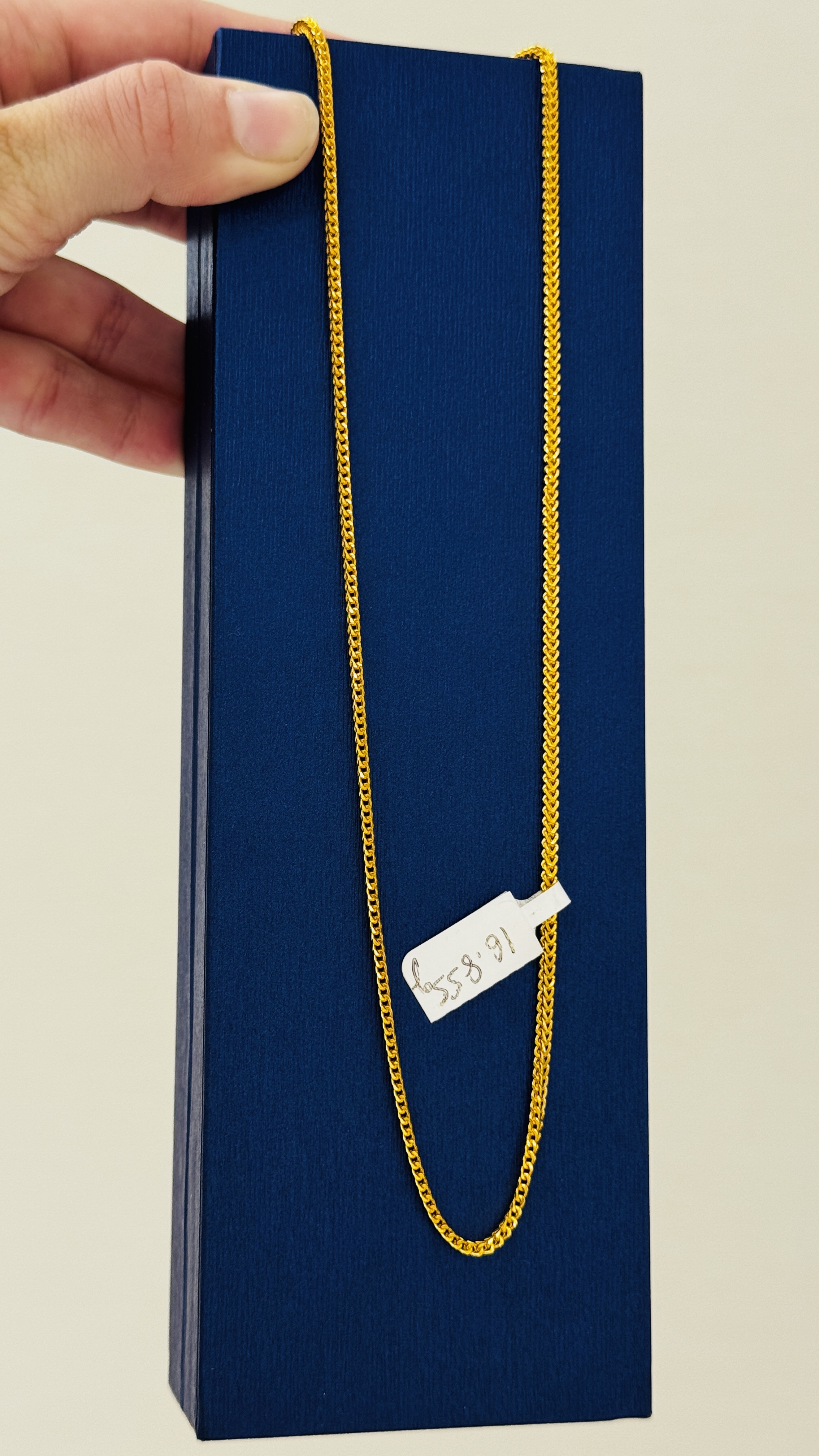 Men gold chain 16.85