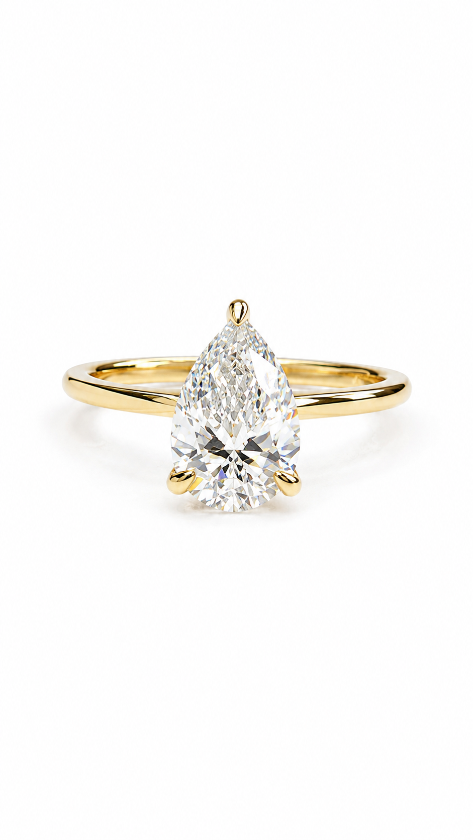 Pear Diamond Ring