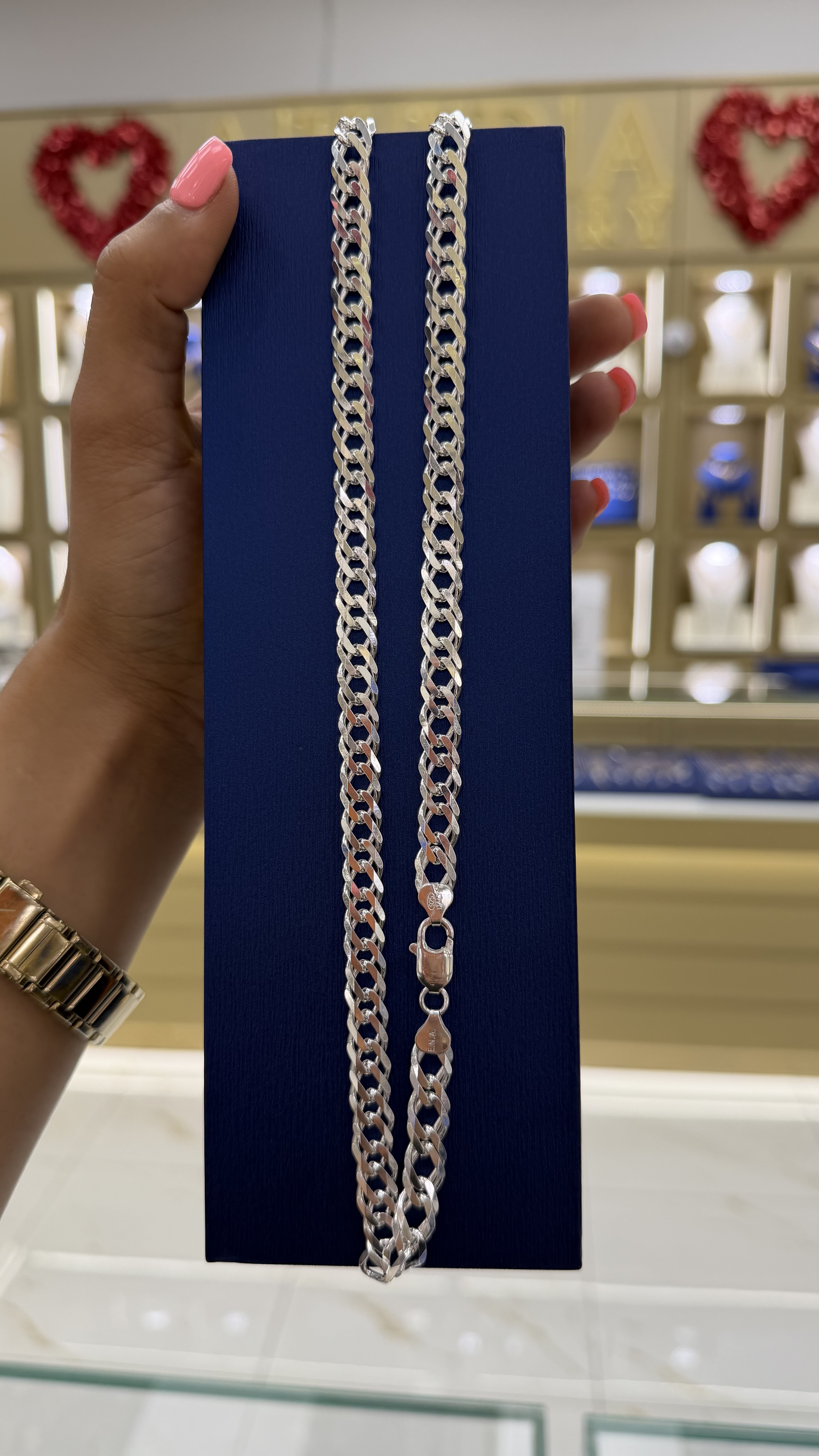 MEN ICEOUT Silver chain45.82