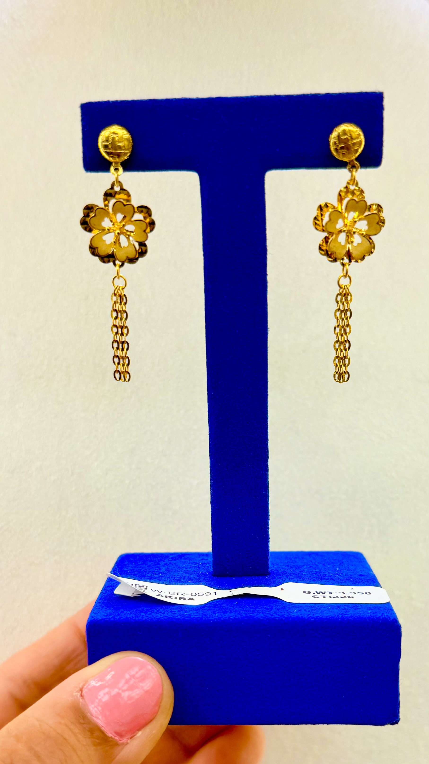 Women earrings 3.35 g
