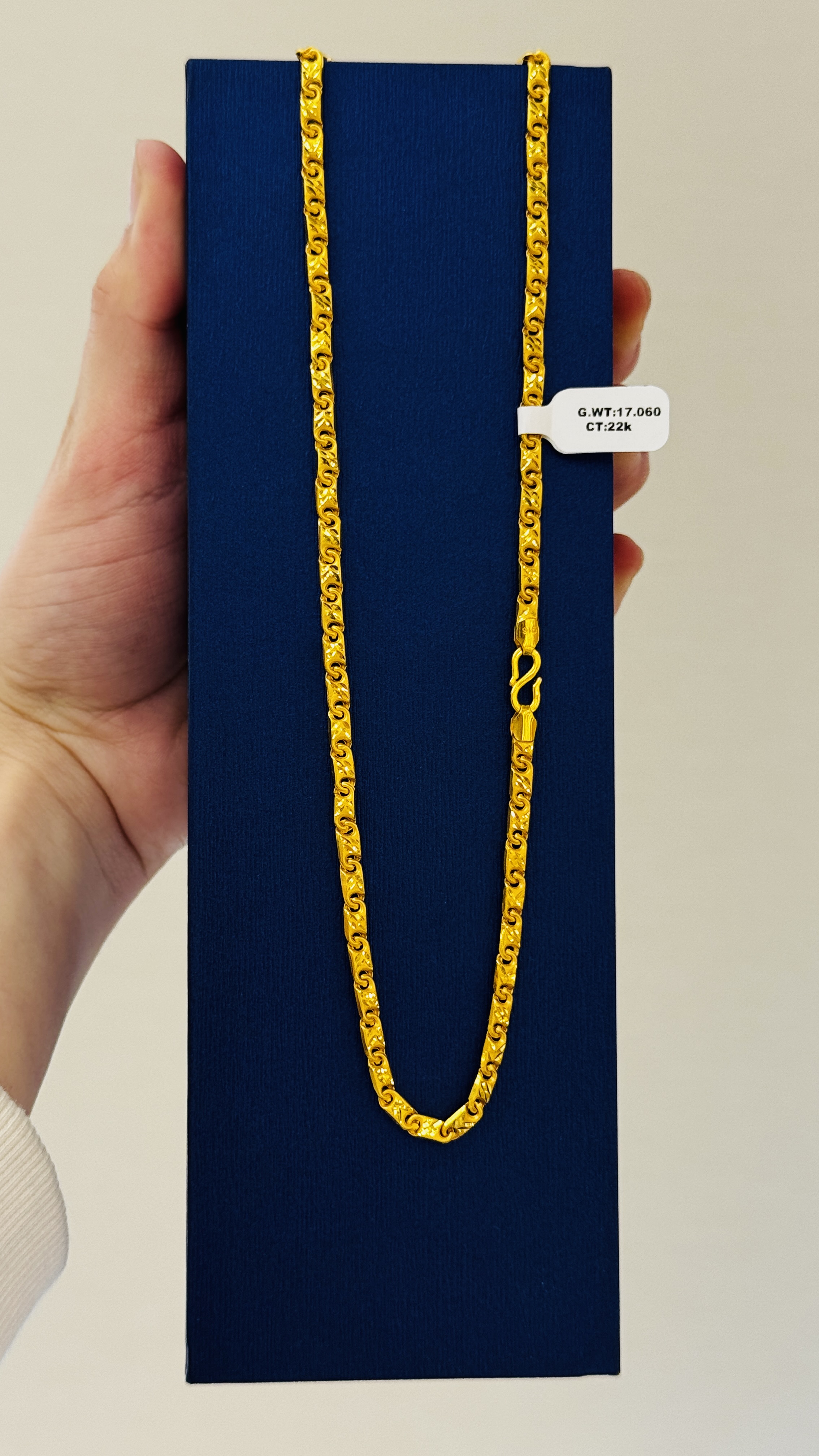 Men gold chain 17.06