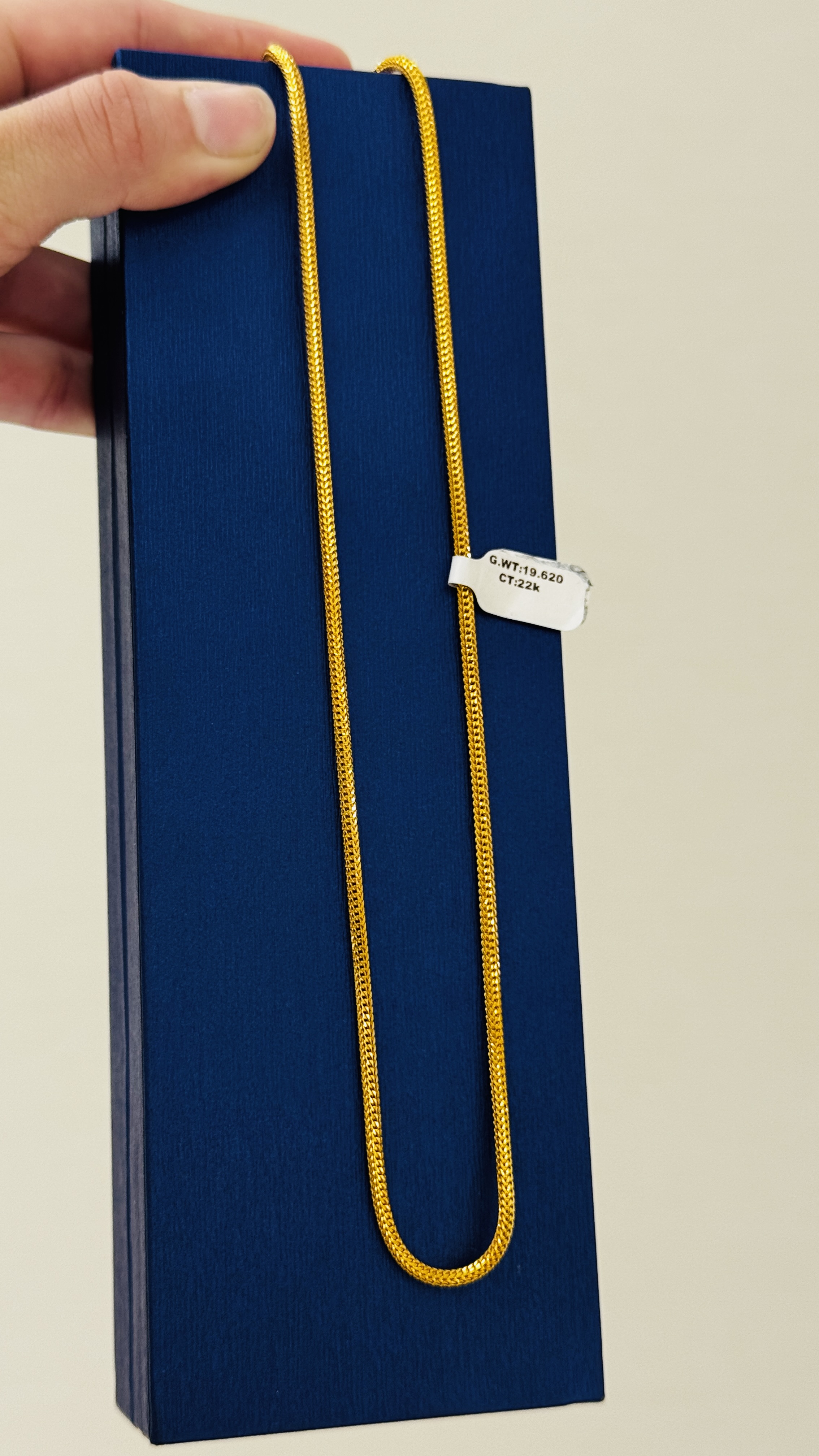 Men gold chain 19.62