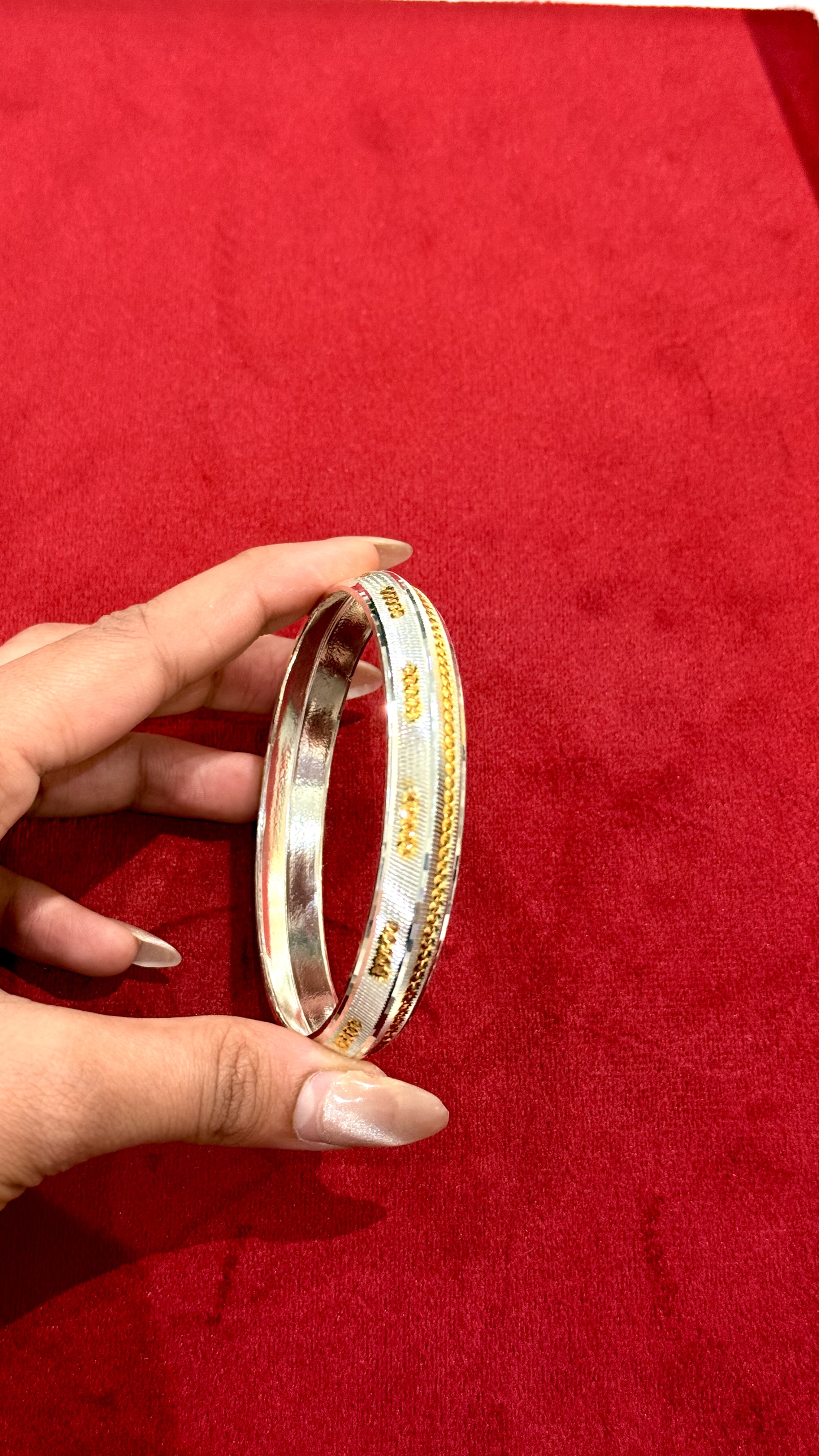 51.45gram MENS SILVER KADA